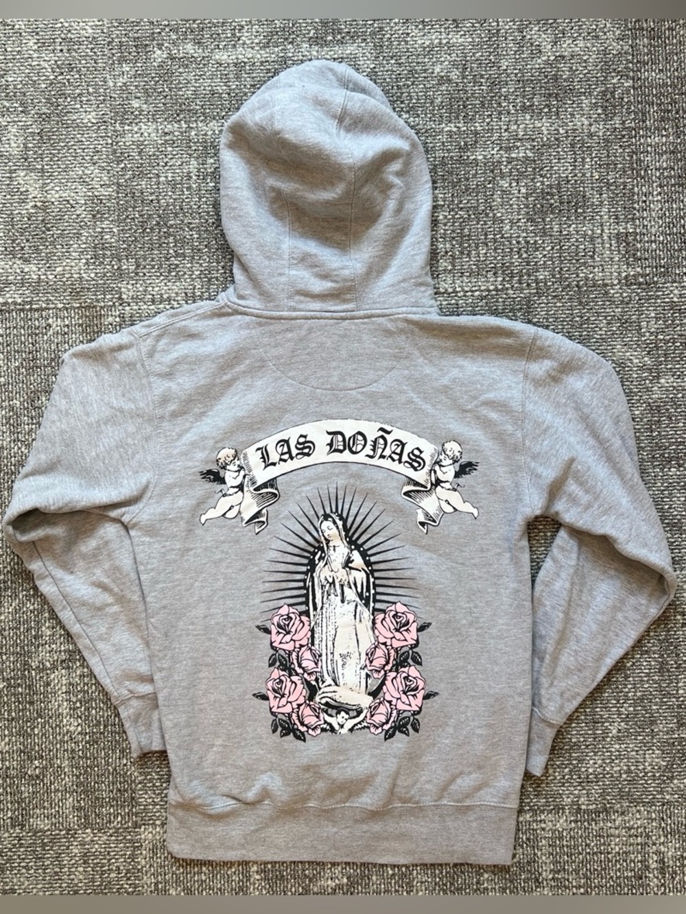 Gray Graphic Hoodie -